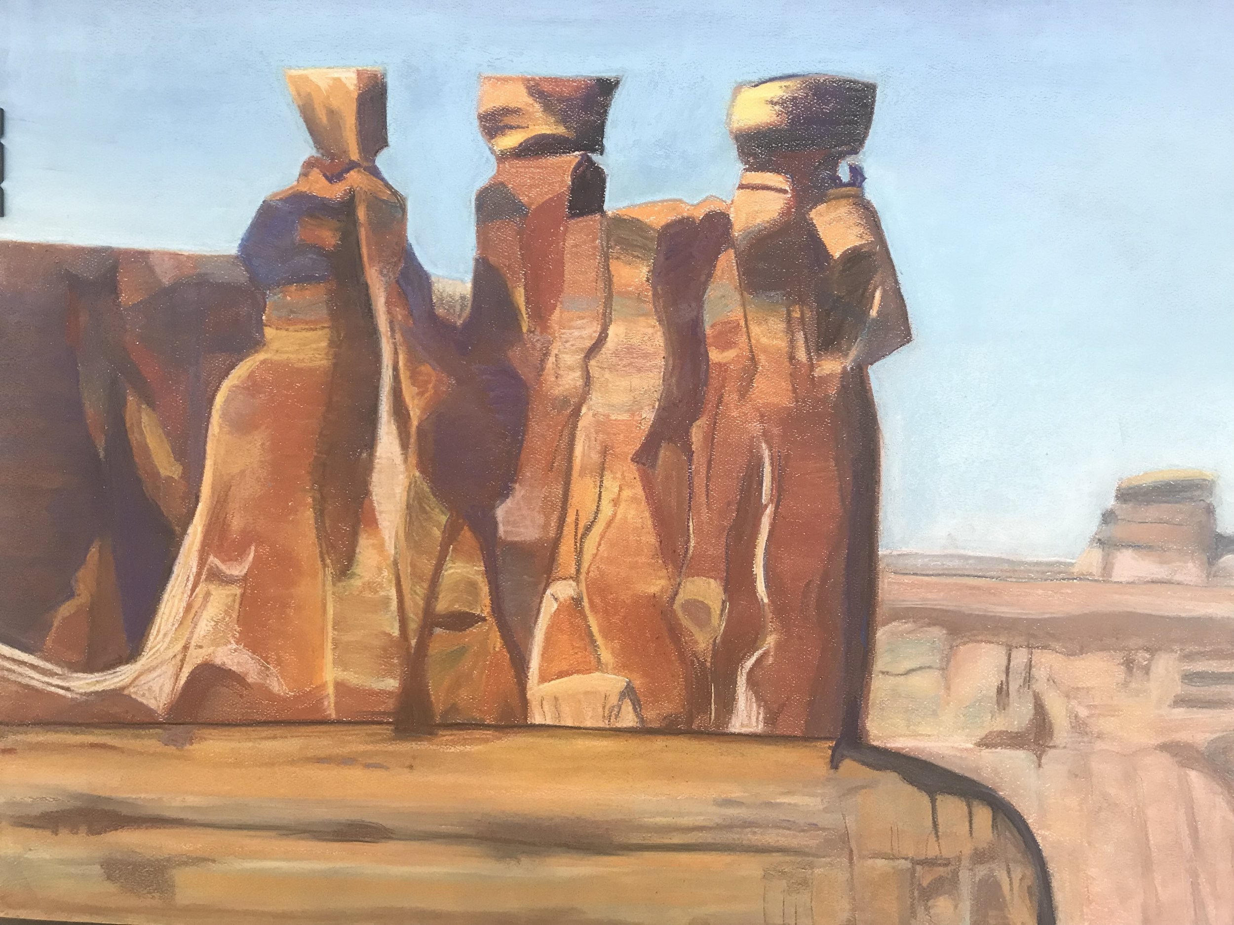 Pastel on paper 2019