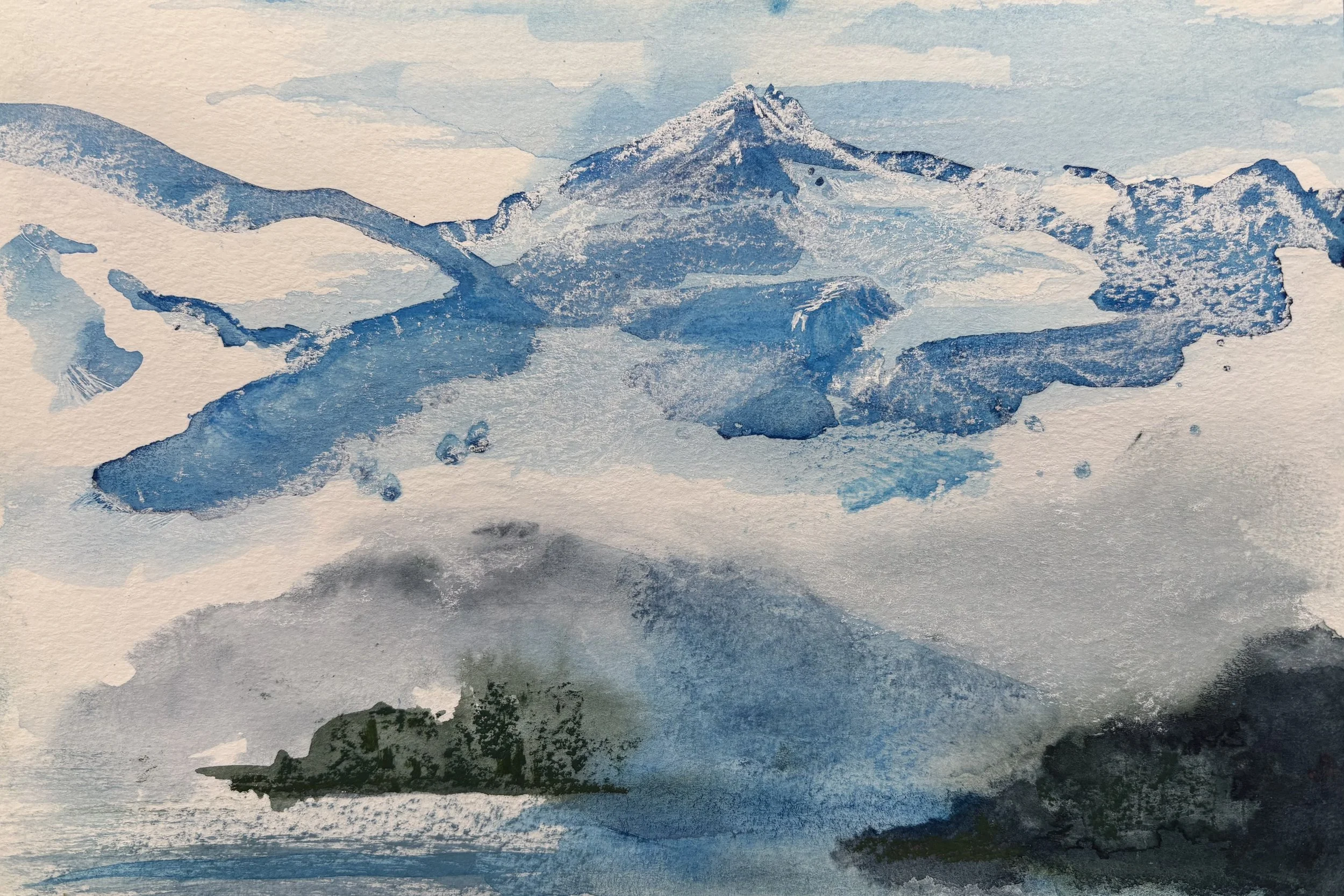 Watercolor on paper 2025