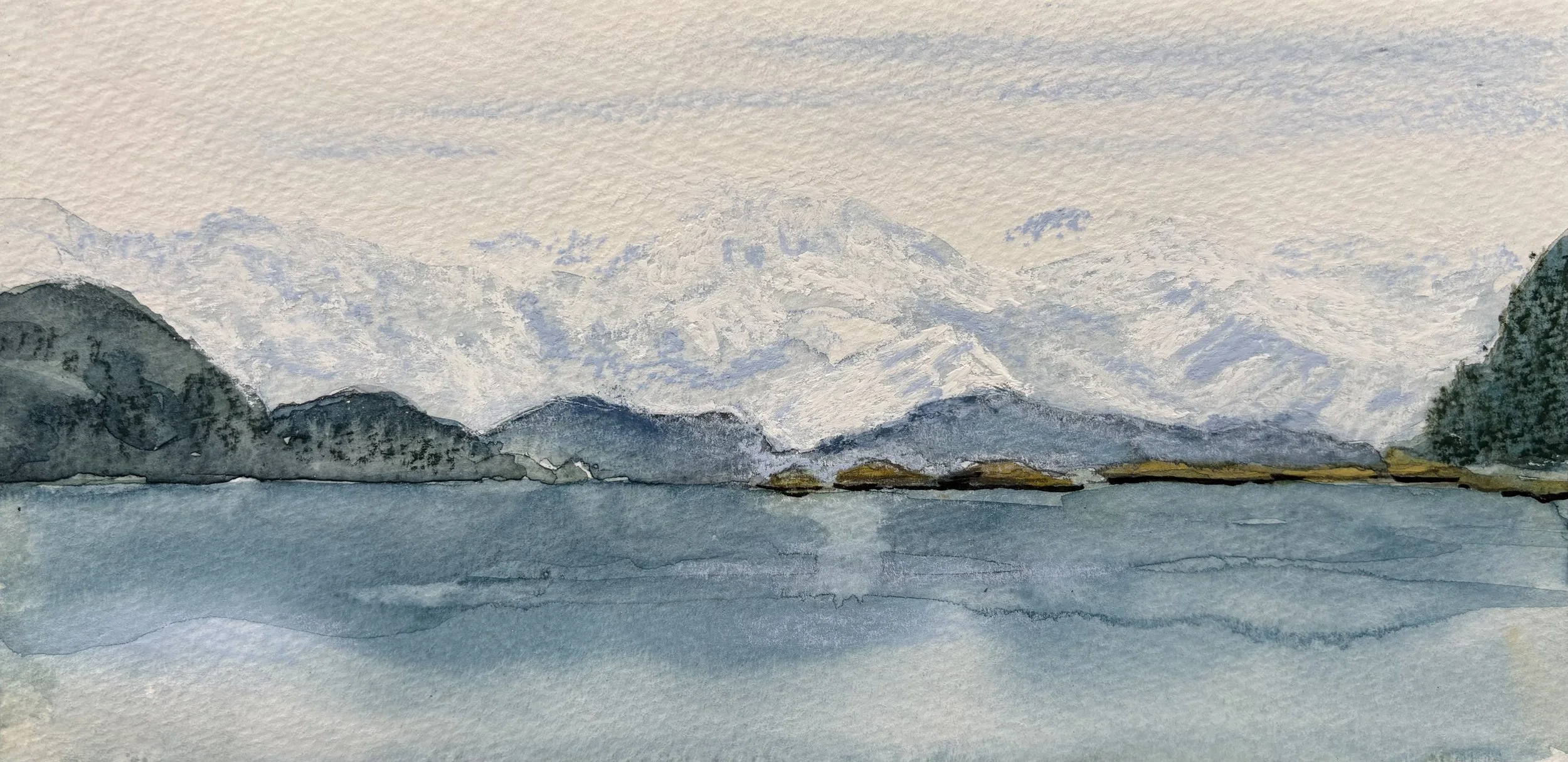 Watercolor on paper 2025