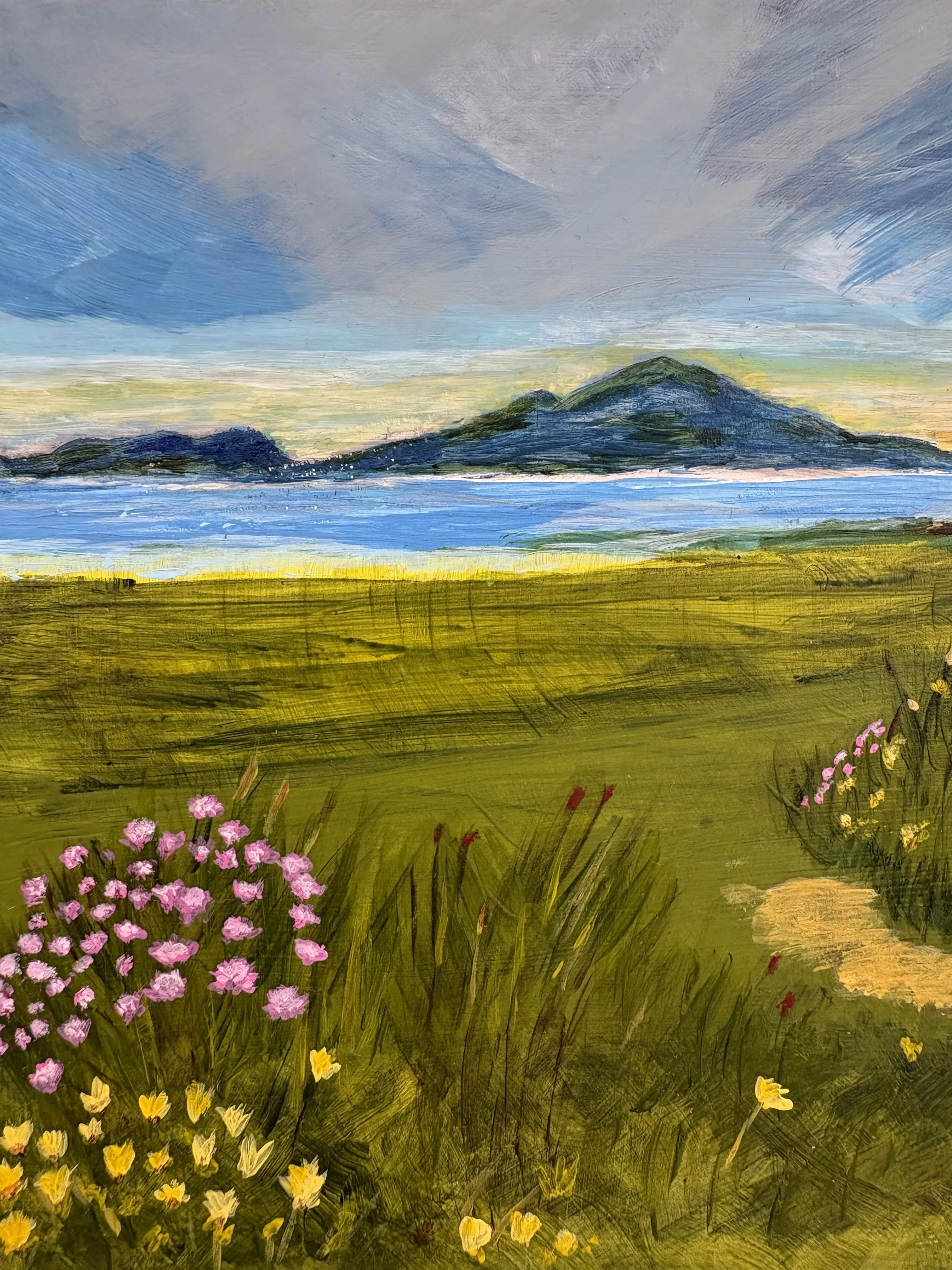 Acrylic on wood (detail) 2025