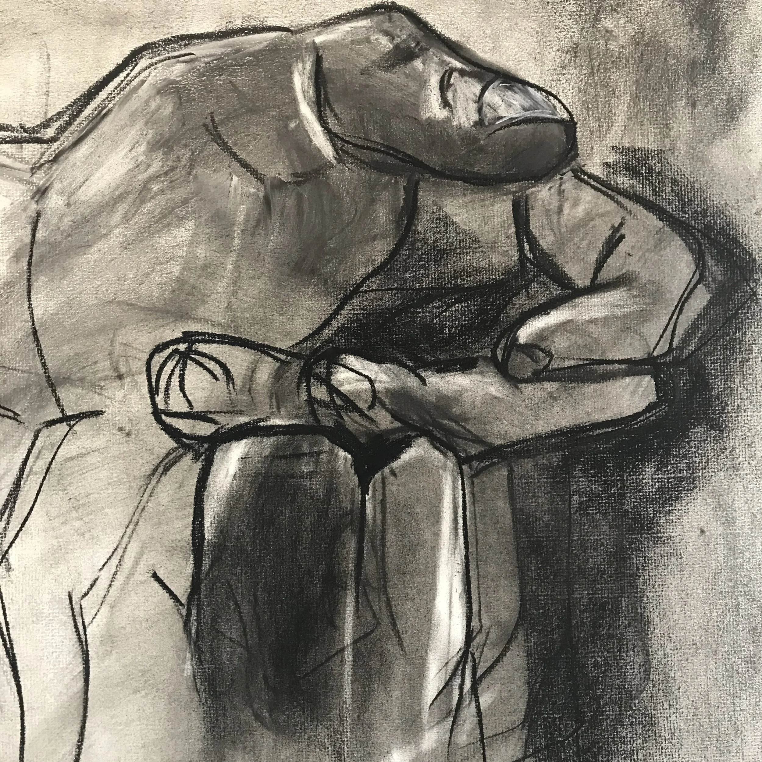 Charcoal on paper 2020