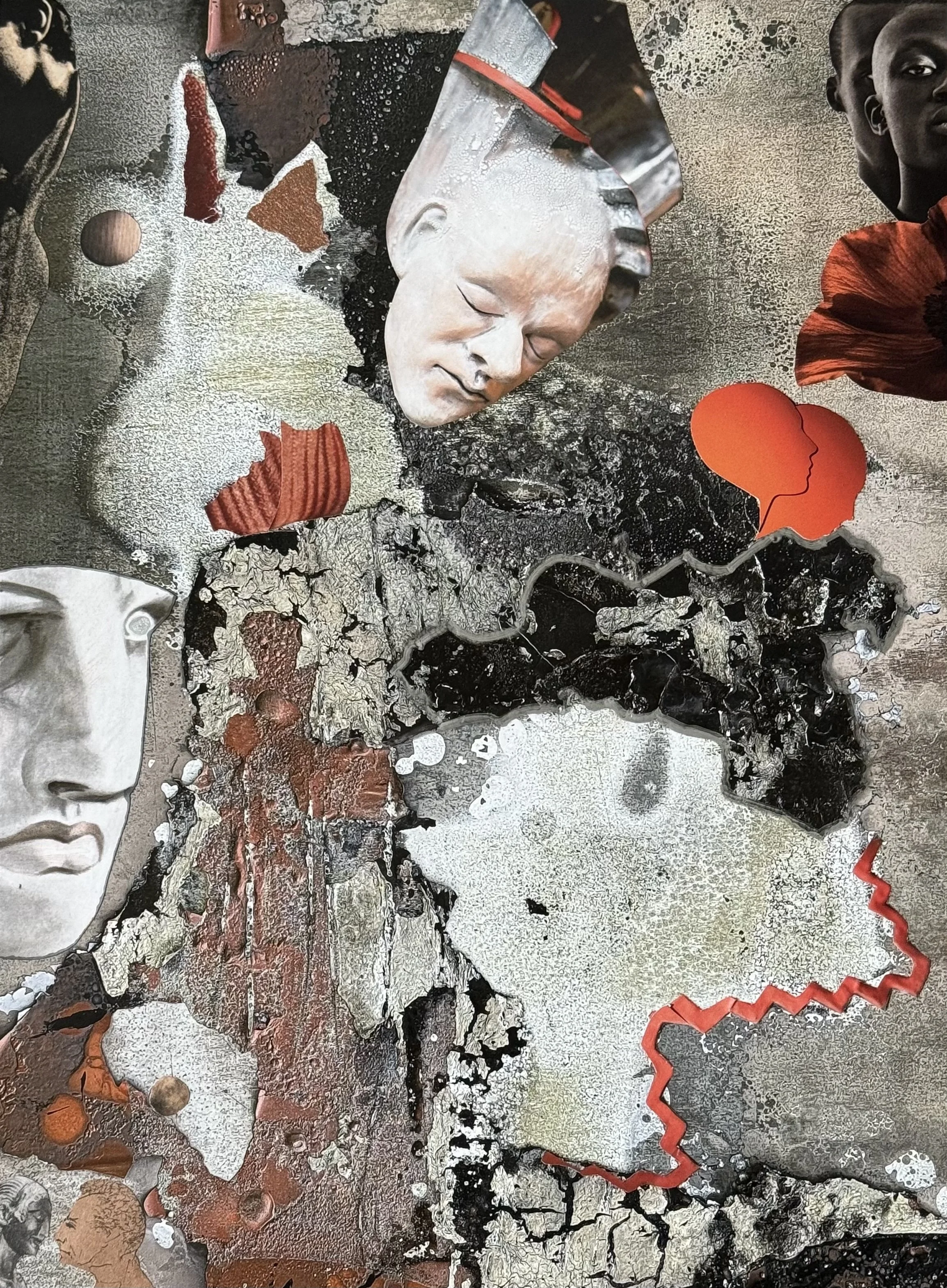 Photography & Collage on paper 2024
