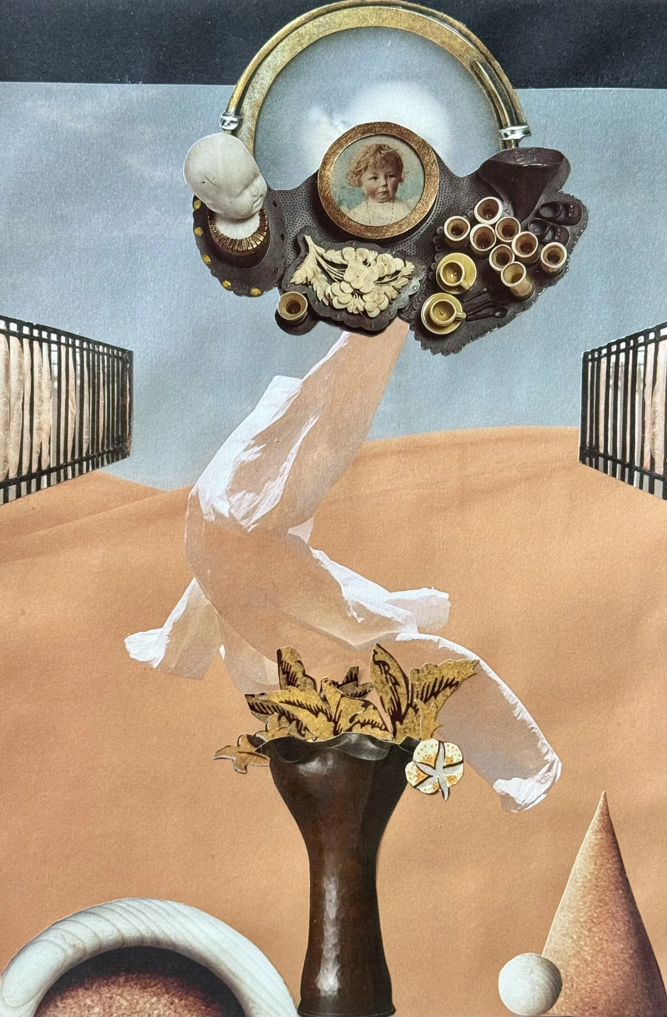 Collage on paper 2025