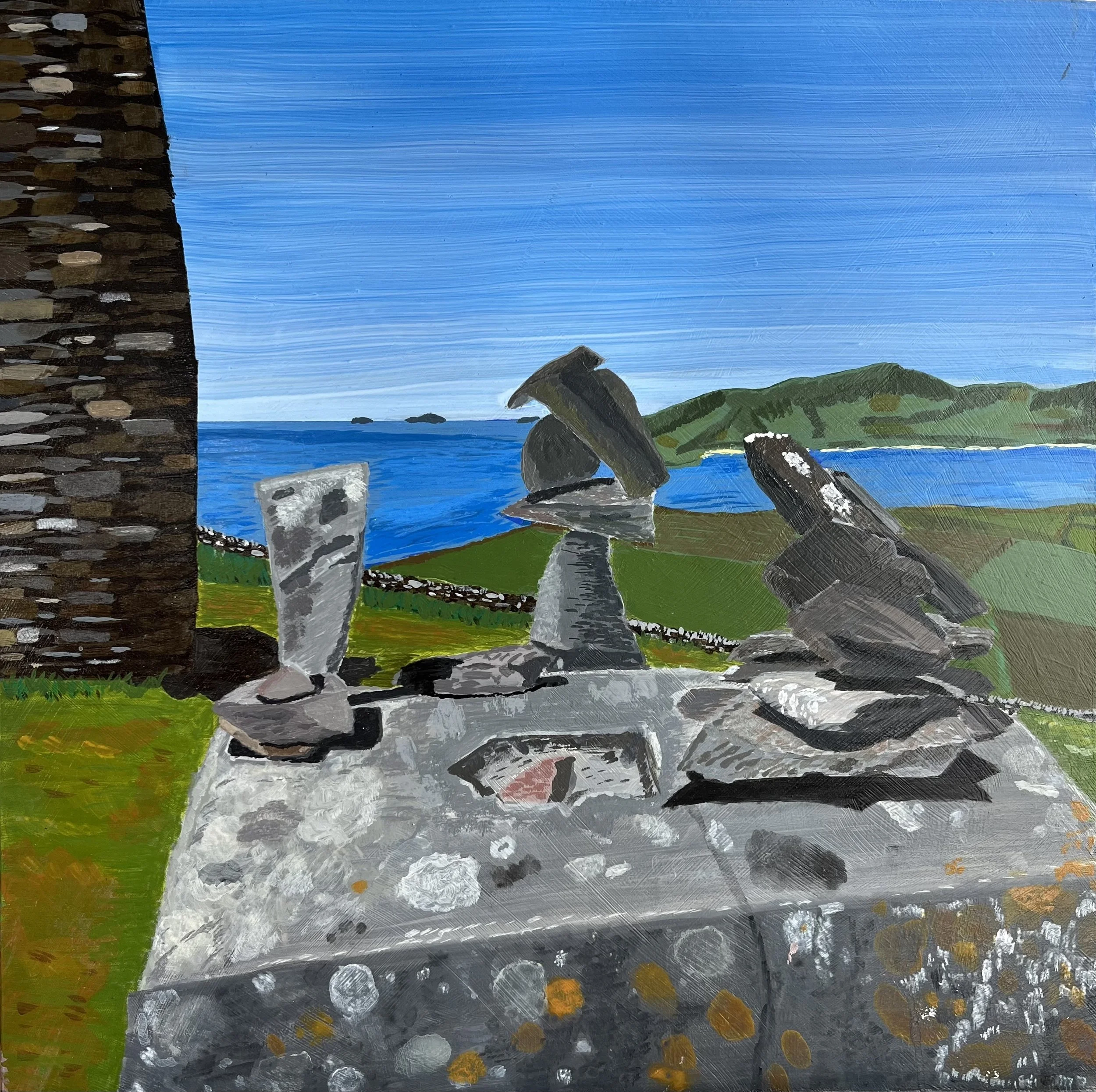 Acrylic on wood 2024