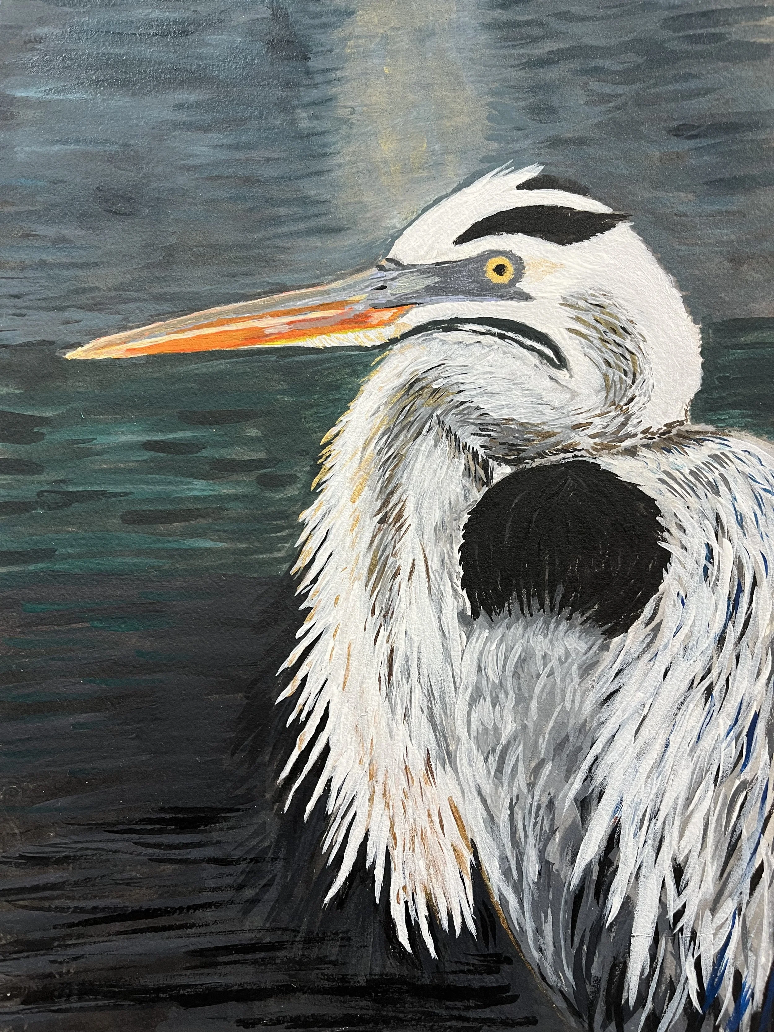 Acrylic on paper 2024