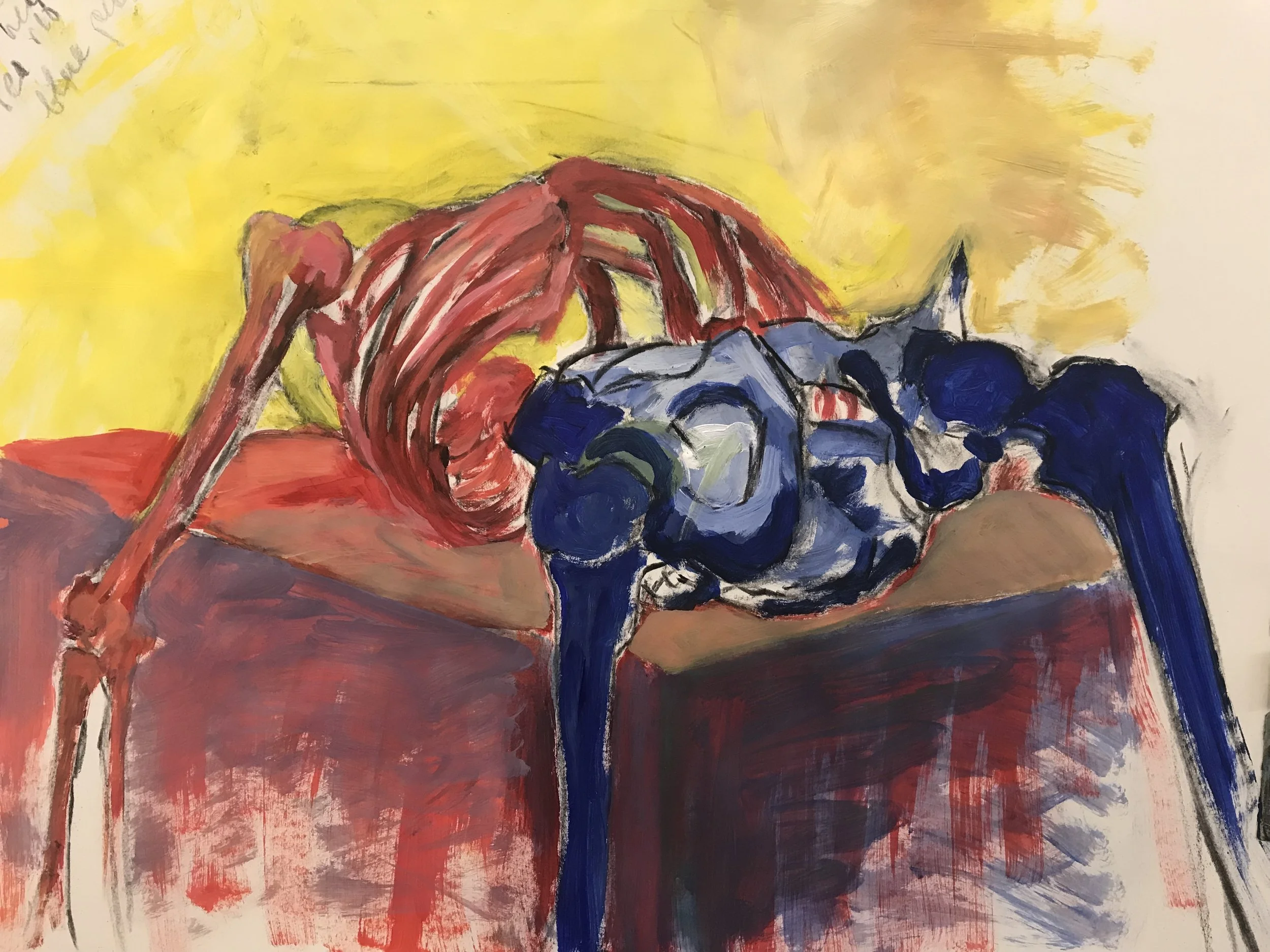 Acrylic on paper 2019