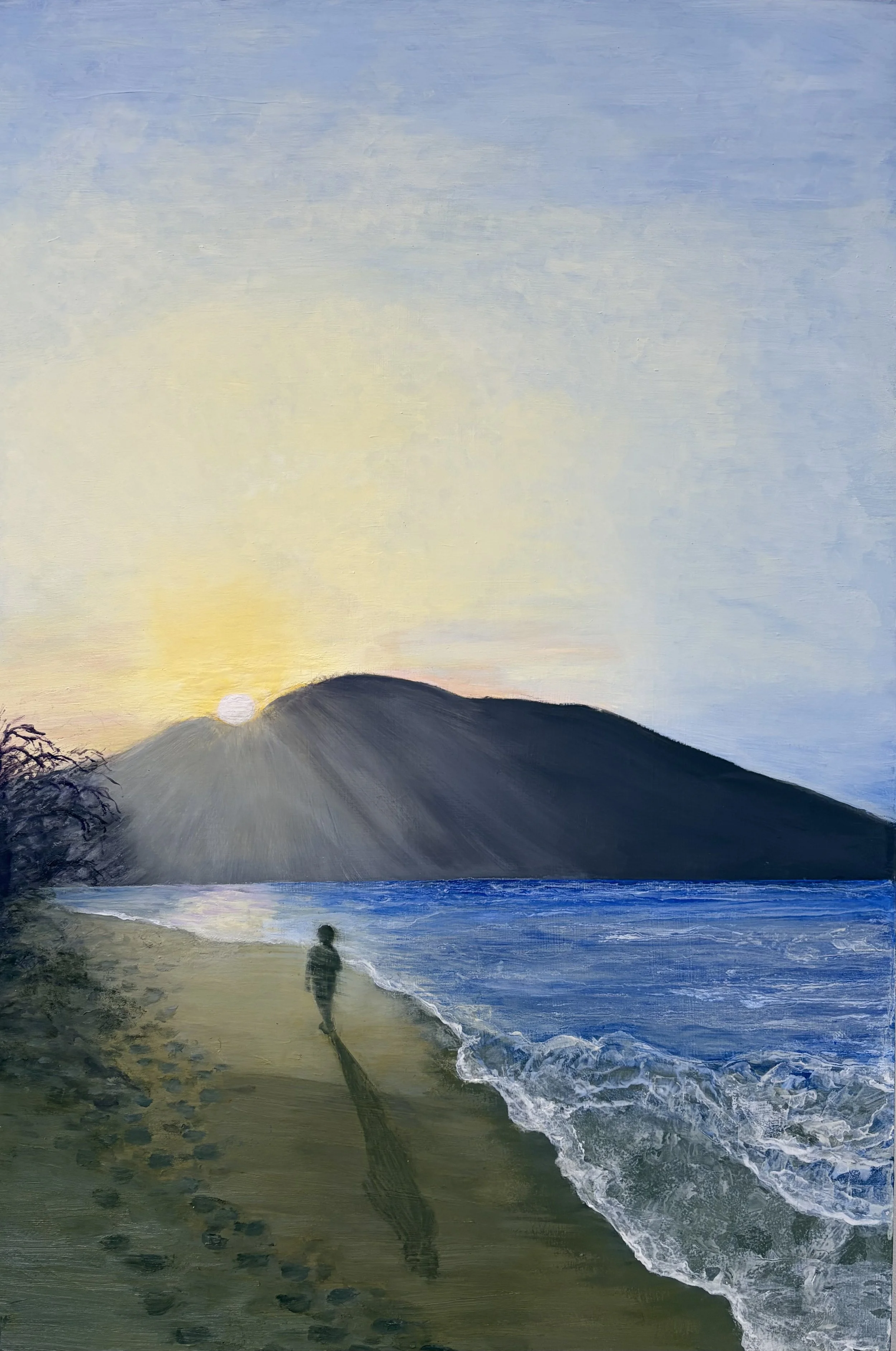 "Sunrise" Oil on wood (2' x 3') 2026