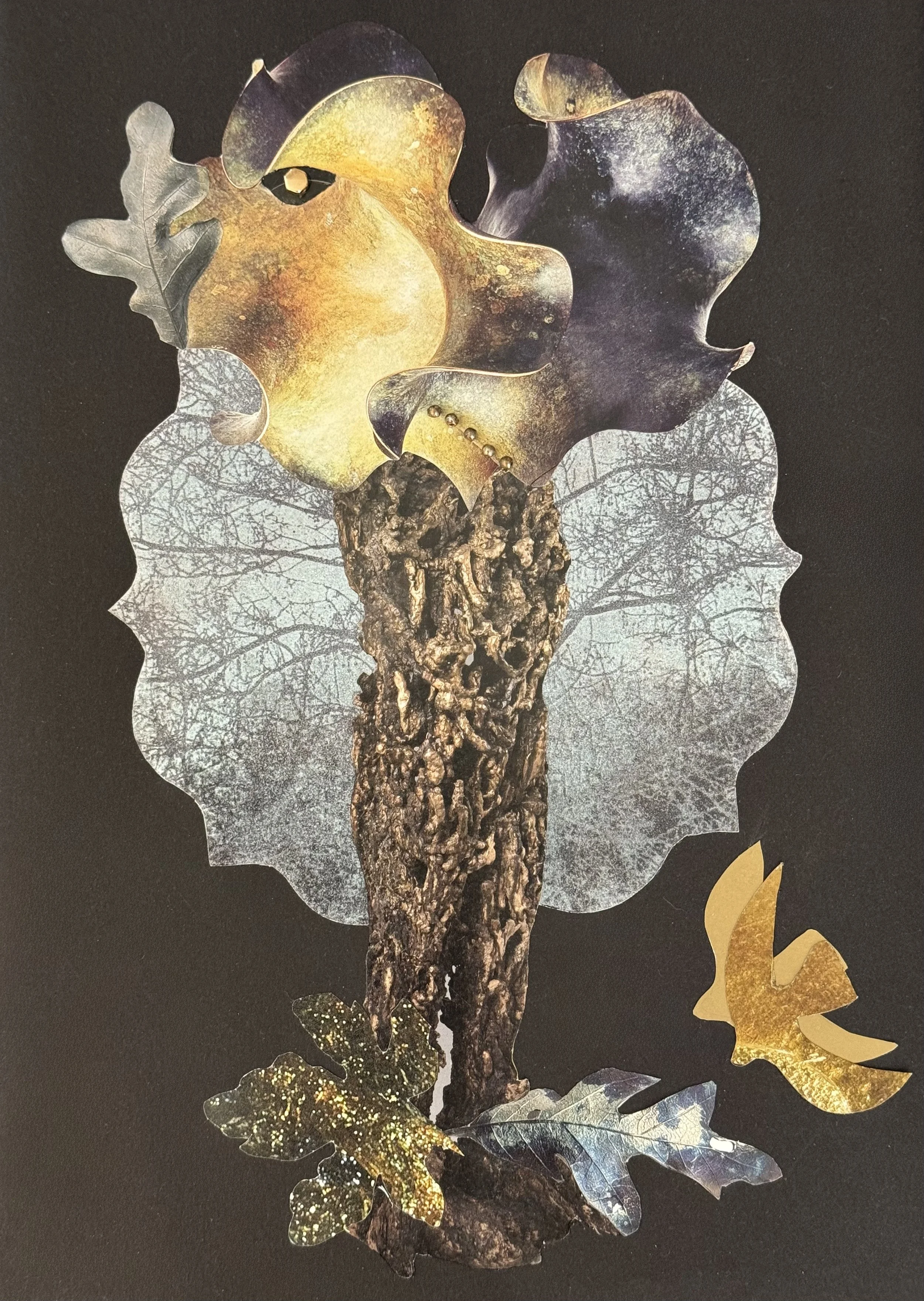 Collage on paper 2025