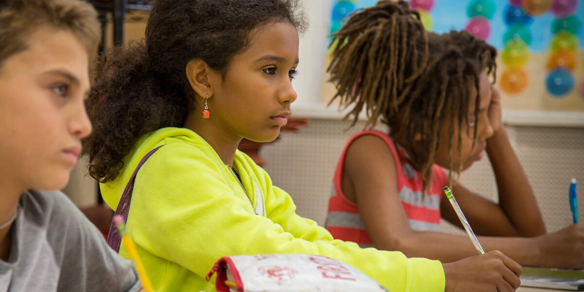 Students in class