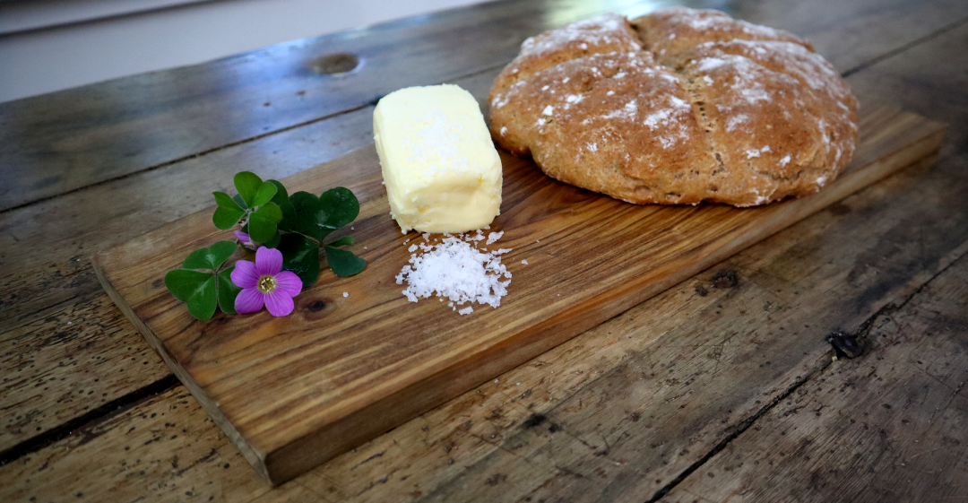 Irish Soda Bread &amp; Homemade Butter