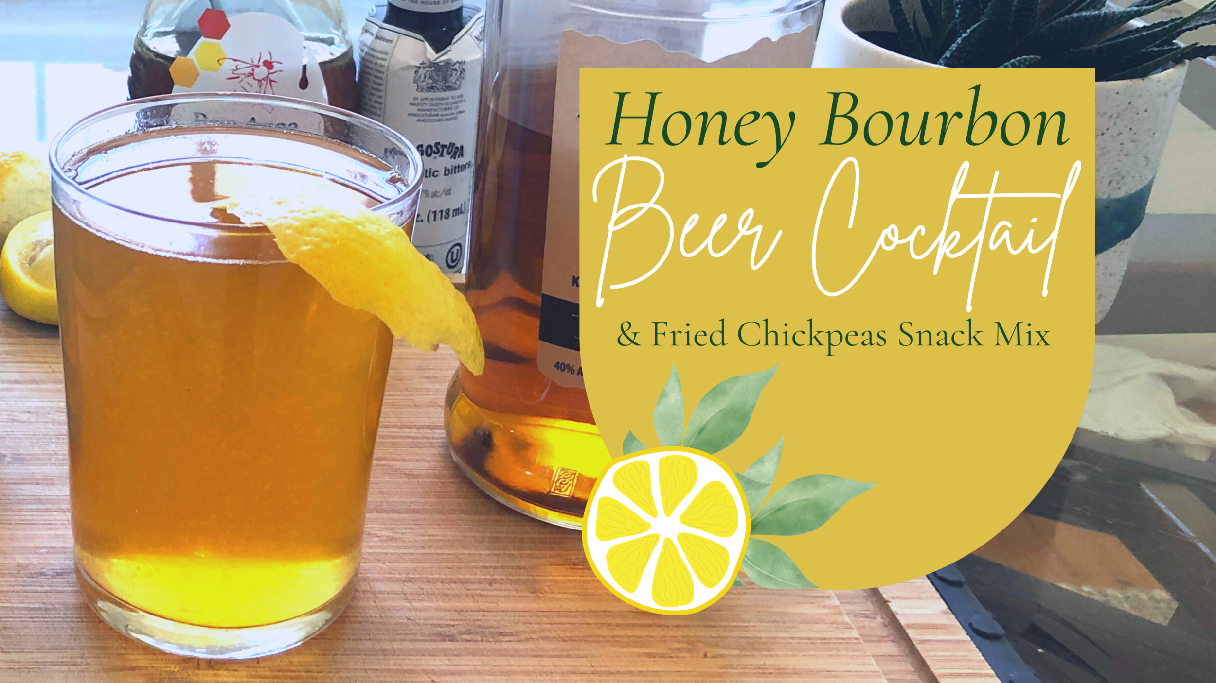 Honey Bourbon Beer Cocktail