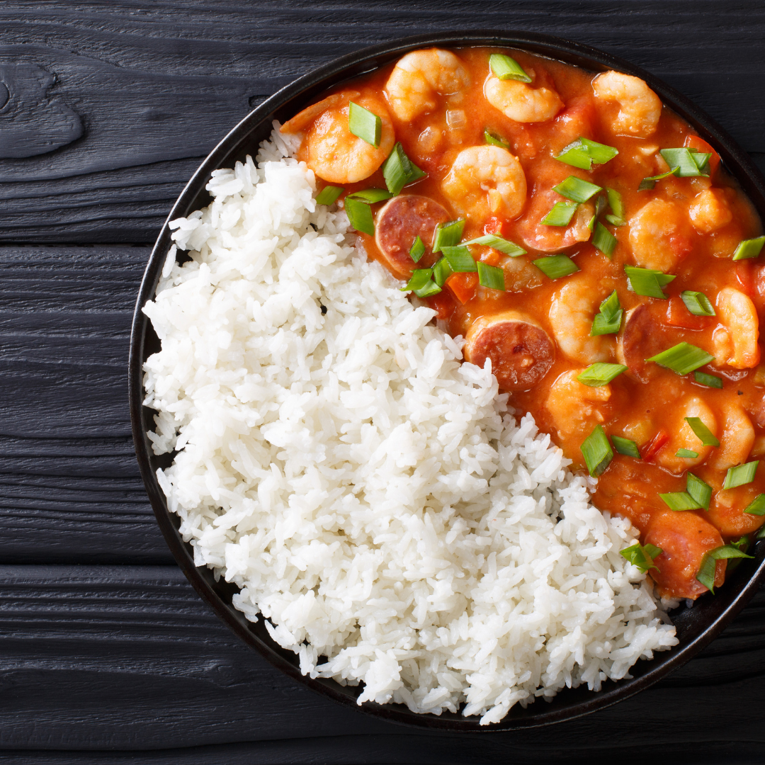 Seafood &amp; Andouille Gumbo and Vegan Gumbo