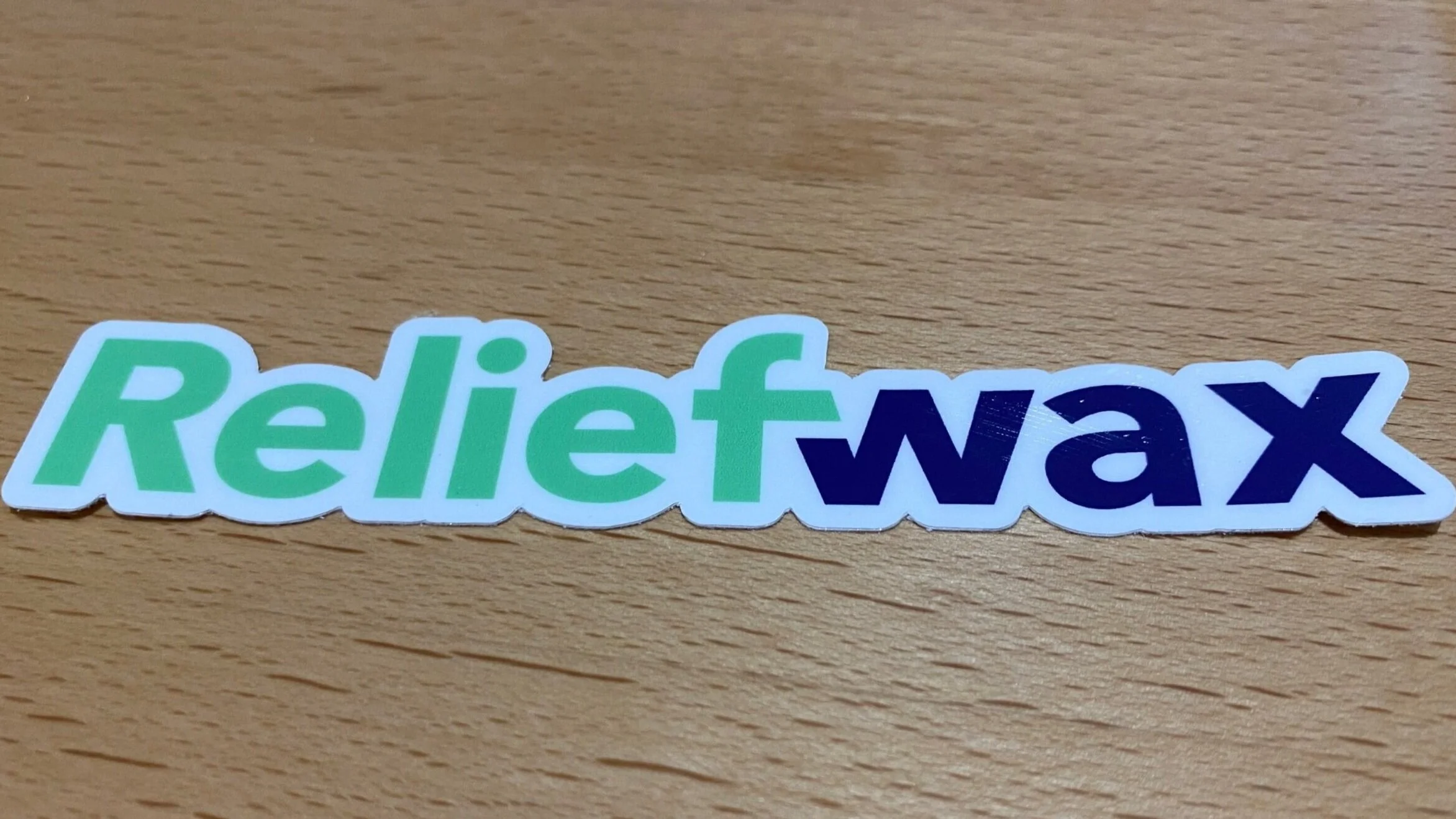 Reliefwax Sticker