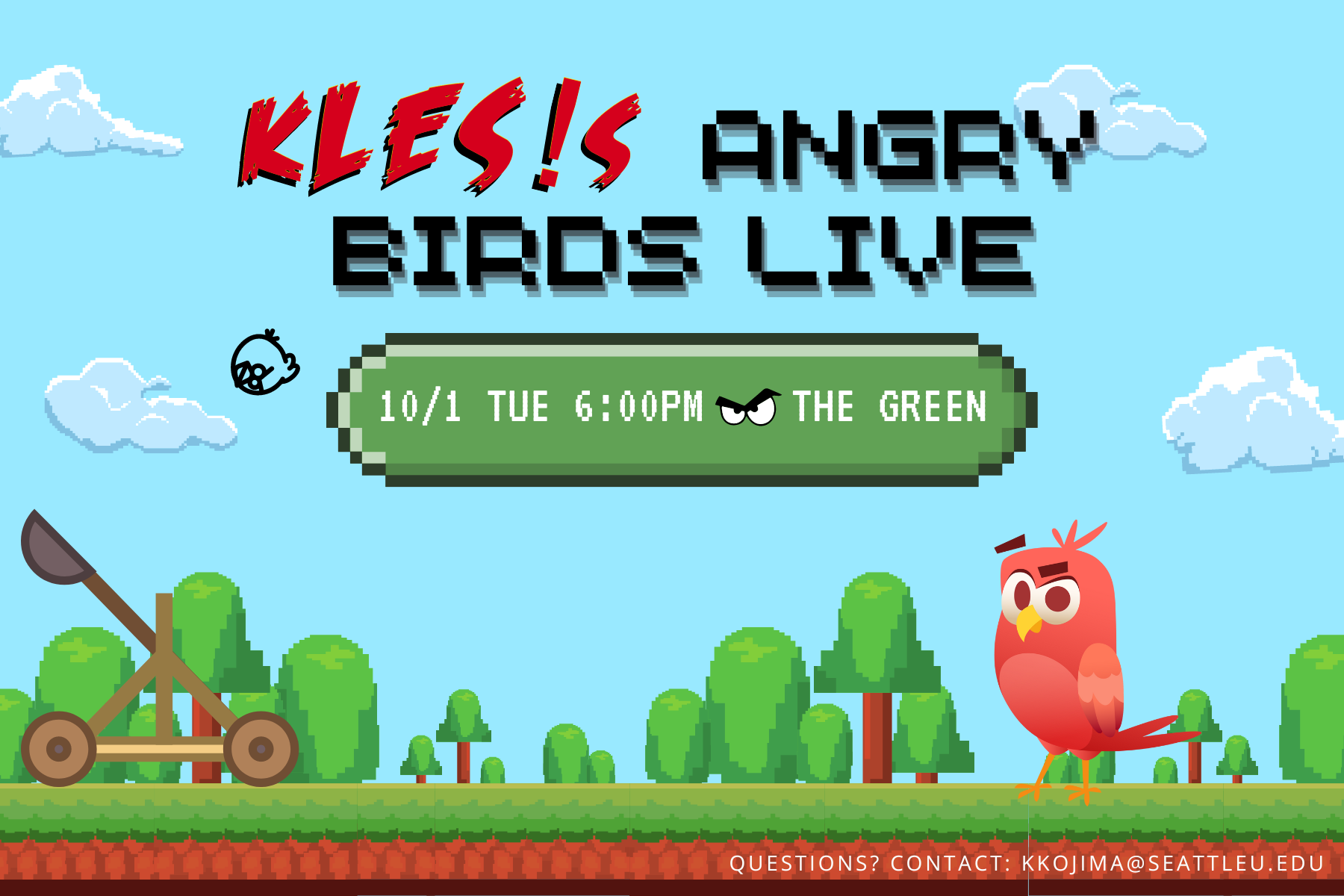 Life-sized Angry Birds