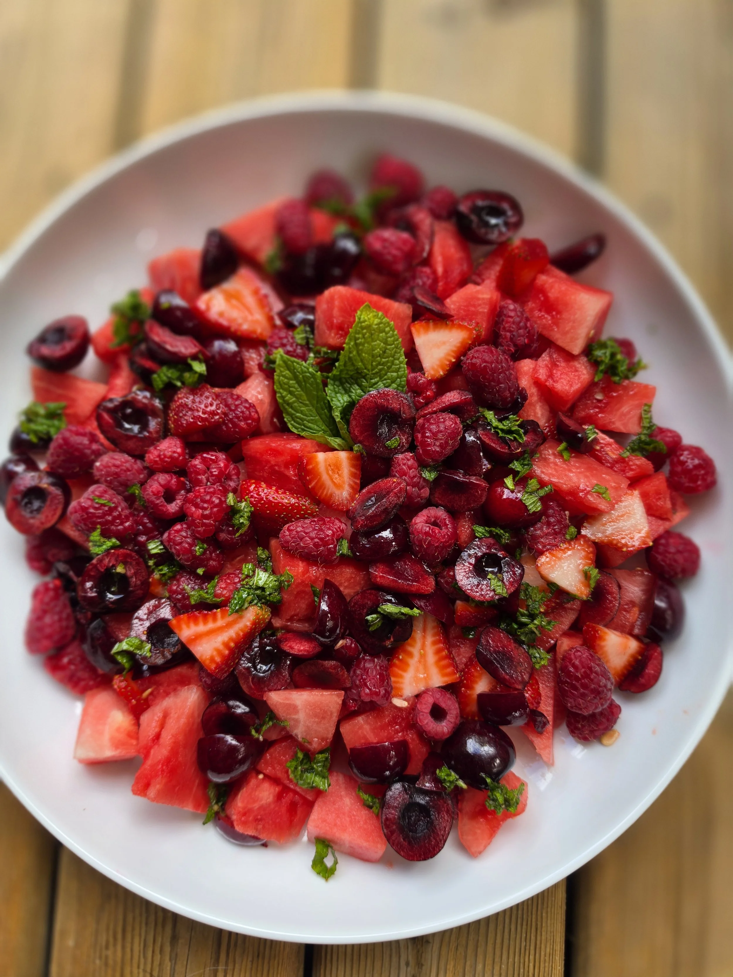 Berries &amp; Cherries Fruit Salad