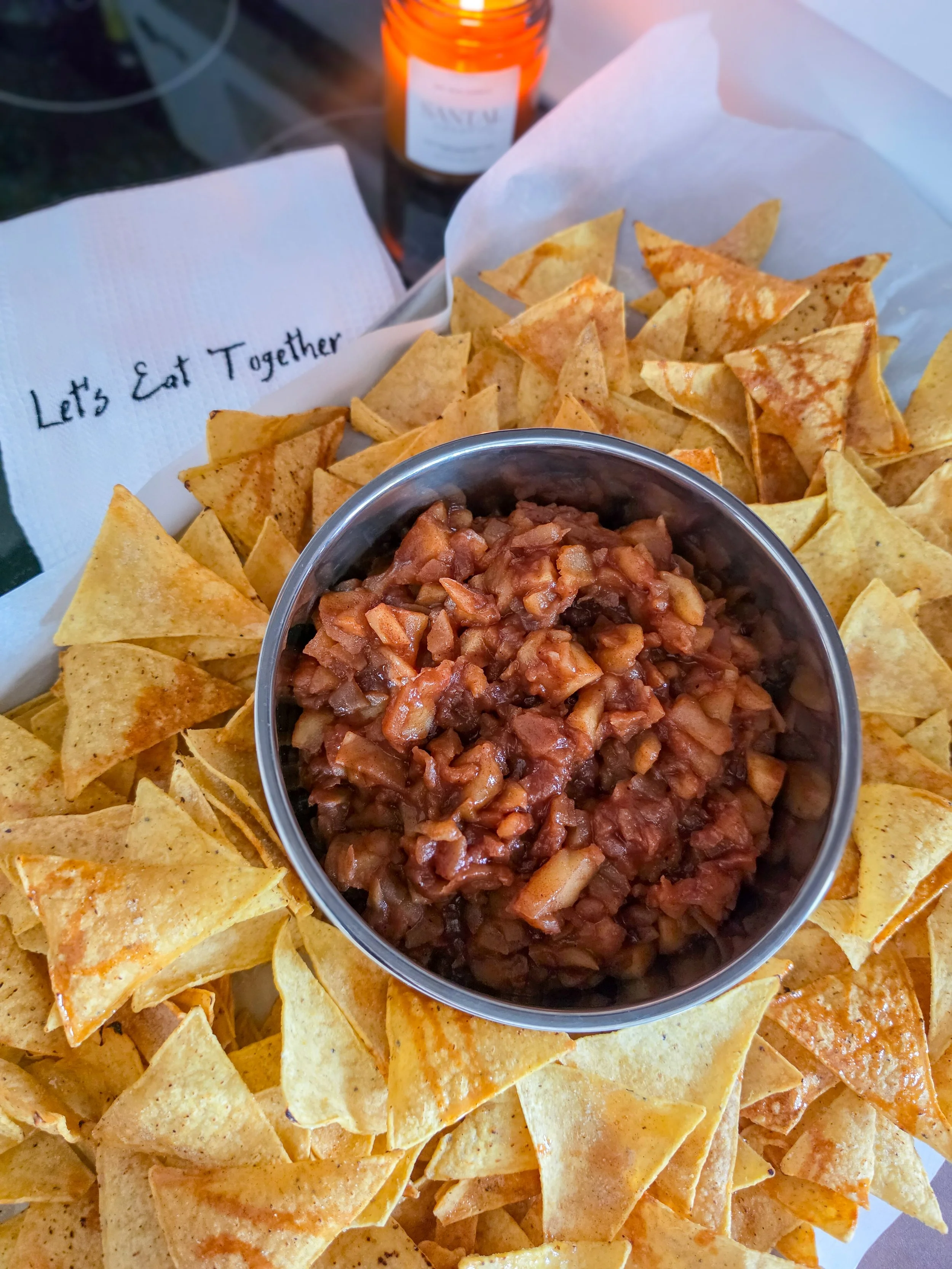 Apple Pie Dessert Nachos