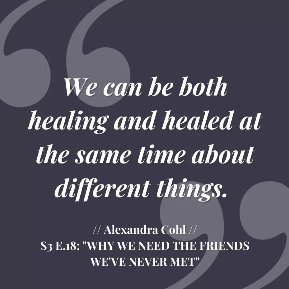 &ldquo;We can be both healing and healed at the same time about different things.&rdquo;&mdash; Alexandra Cohl

Laura talks with The Pod Broads host Alexandra Cohl about burnout, they discuss the one question that they ask everyone they interview, an