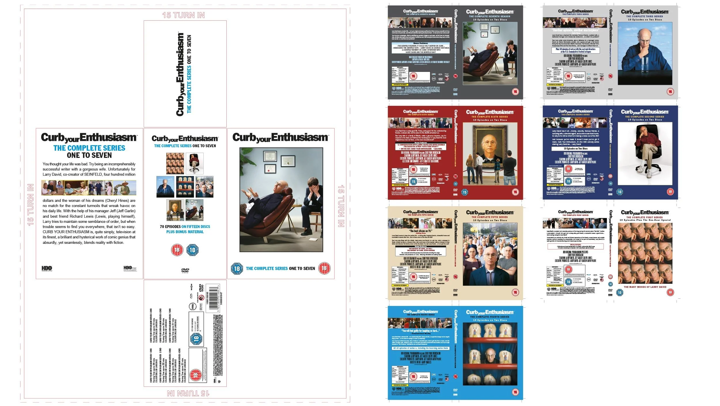 Boxset packaging and sleeves