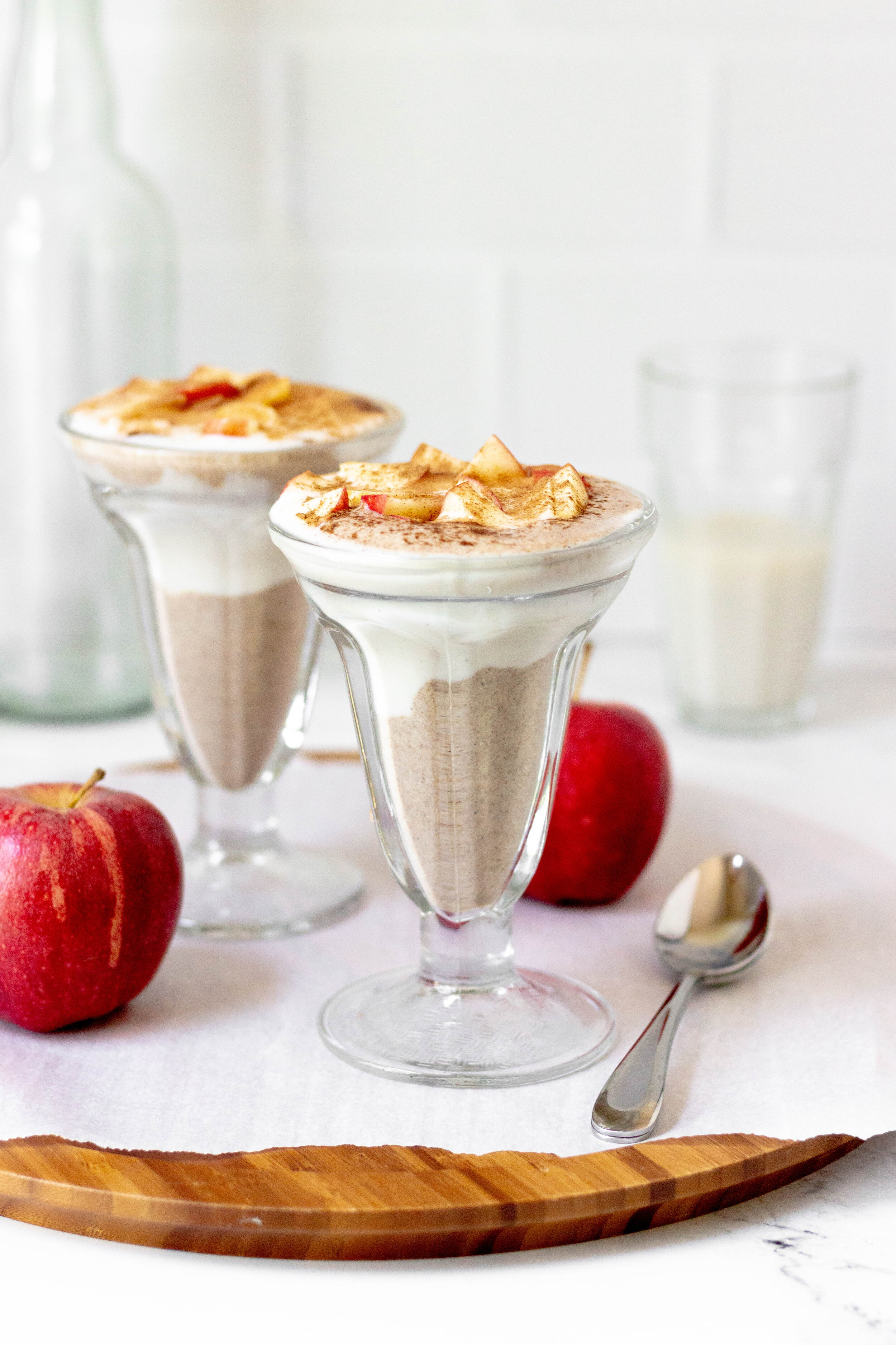High Protein & Sugar Free Cinnamon Sugar Chia Seed Pudding