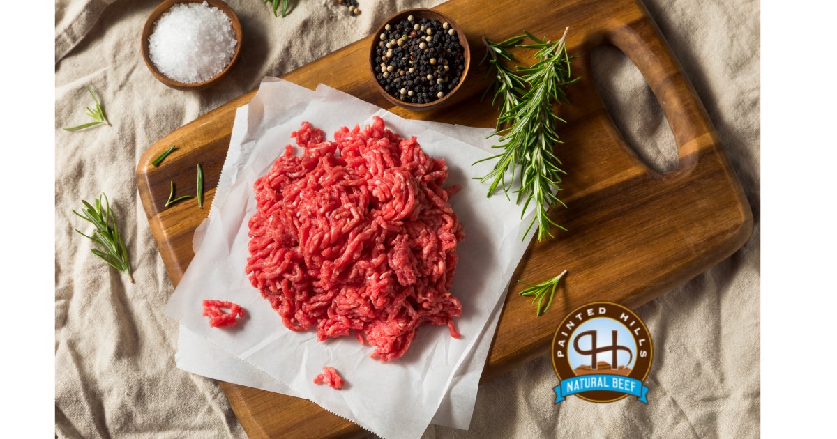 Painted Hills Grass Fed Ground Beef 80/20 (1lb) — Sound Bites Delivers
