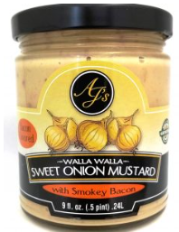AJ's Sweet Onion Mustard - Smoky Bacon