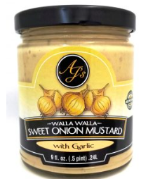 AJ's Sweet Onion Mustard - Garlic