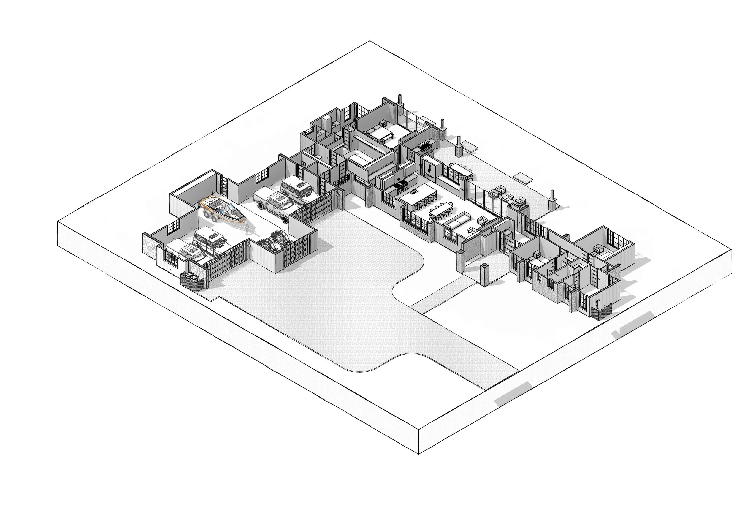 EQUINE ESTATE FINAL - 3D View - FLOOR PLAN ISOMETRIC.jpg