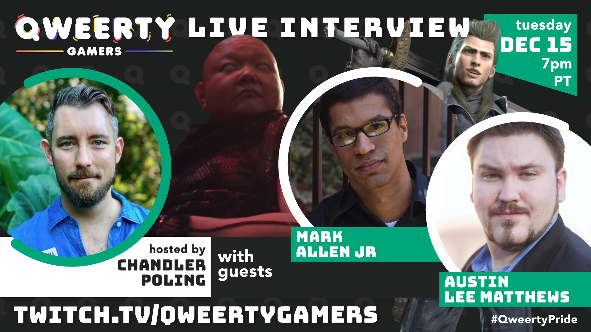 Qweerty Live Interview with Austin Lee Matthews & Mark Allen JR — Qweerty  Gamers
