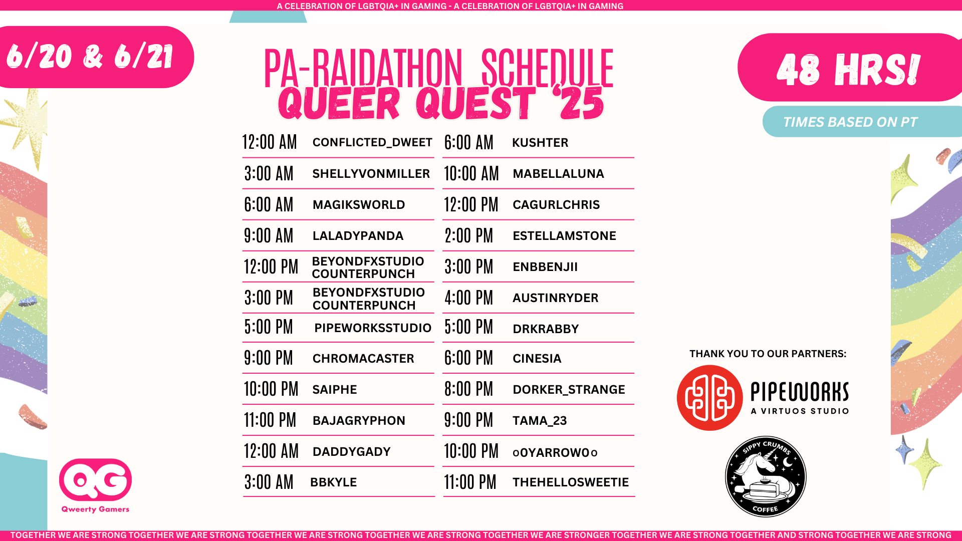 March from Home This Fri & Sat with QG’s Pa-Raid-a-Thon!