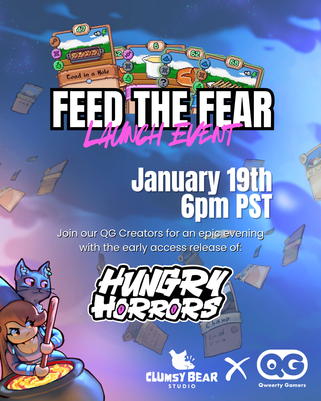 Hungry Horrors Launch Event!
