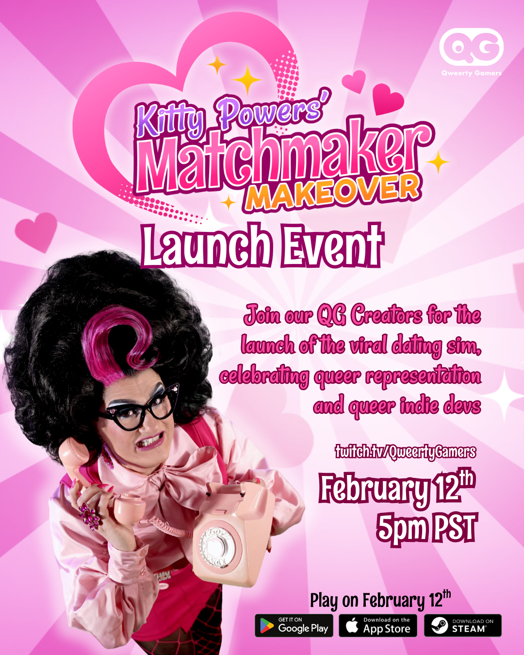 Kitty Powers’ Matchmaker MAKEOVER Release Celebration