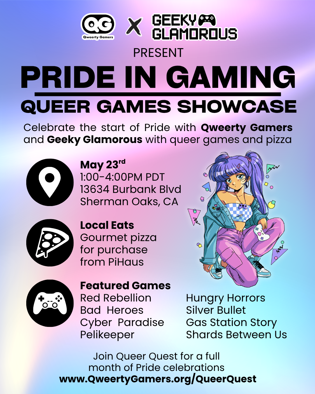 Pride In Gaming | Queer Games Showcase May 23rd!