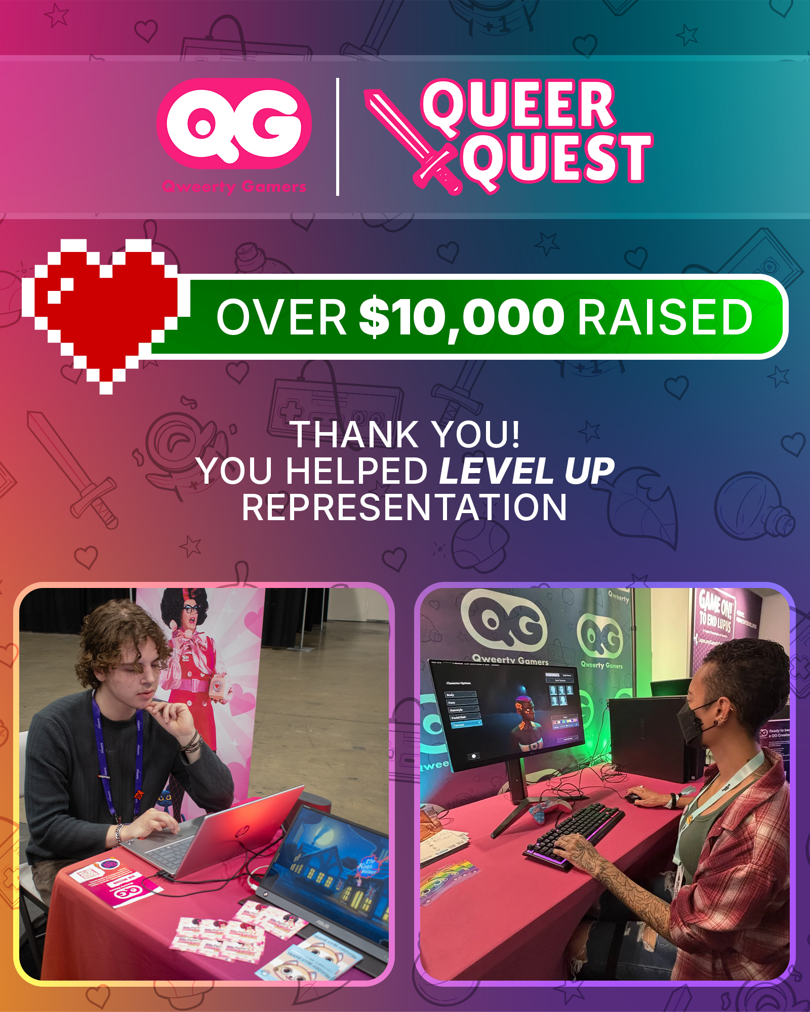 Thank you!! Queer Quest 2026