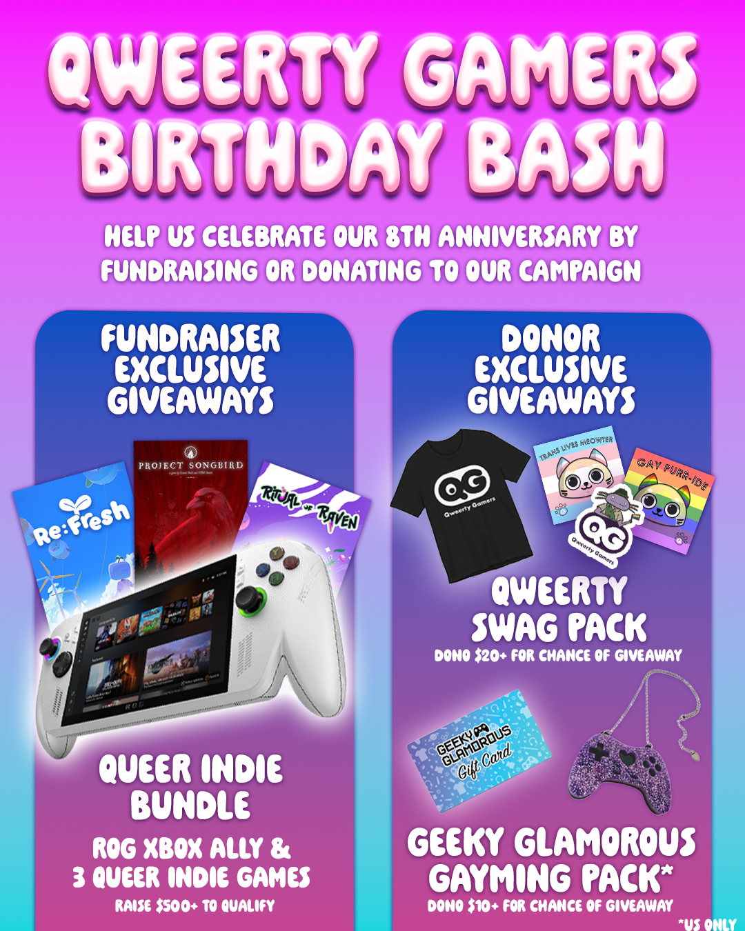 Birthday Bash (2026) Giveaways!
