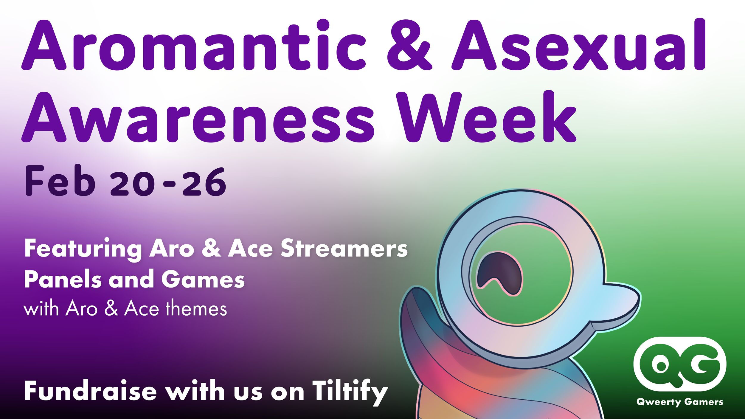 Aromantic & Asexual Awareness Week Feb 2026 — Qweerty Gamers