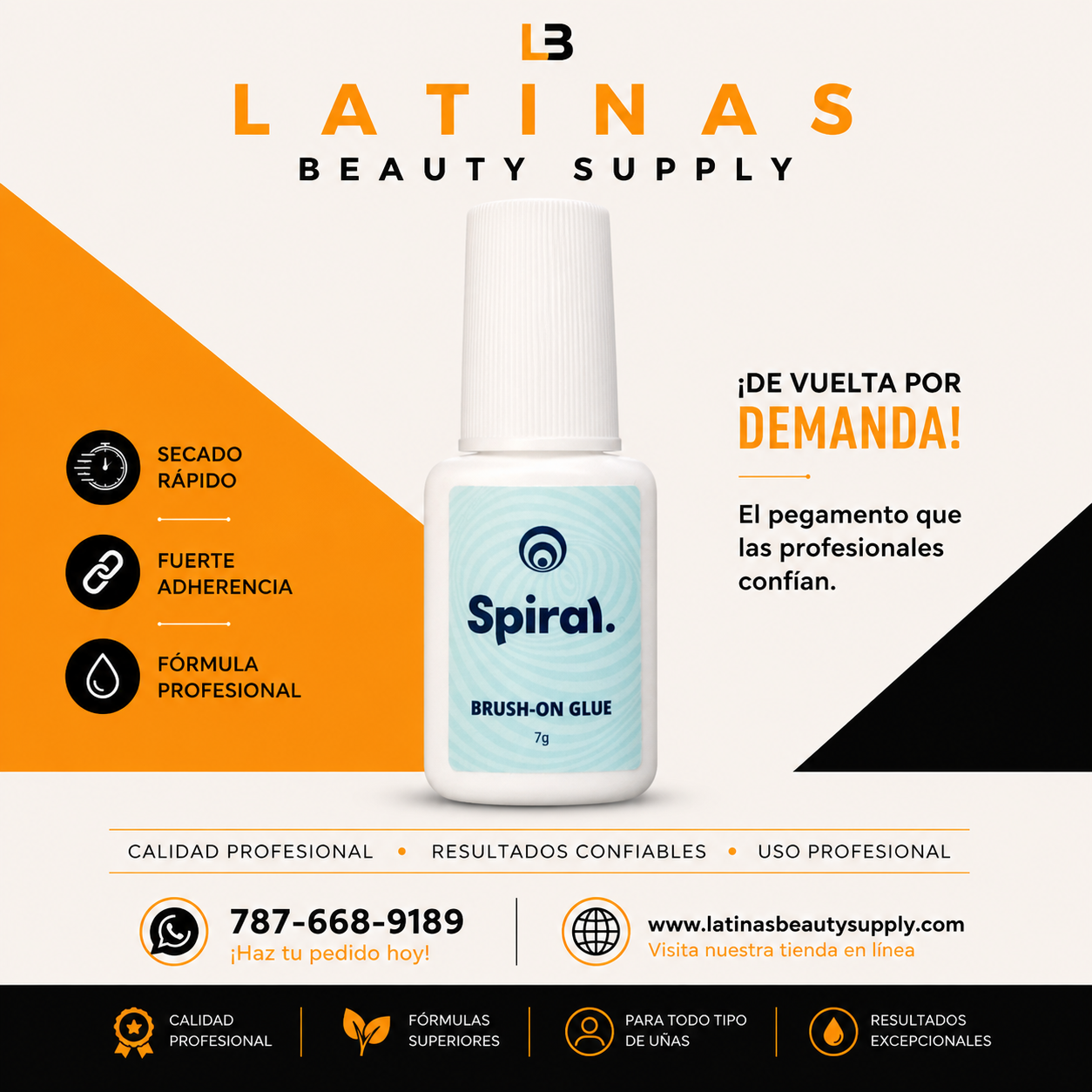 SPIRAL BRUSH-ON NAIL