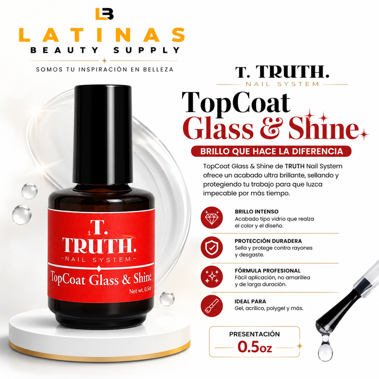 T. Truth Glass & Shine Top Coat