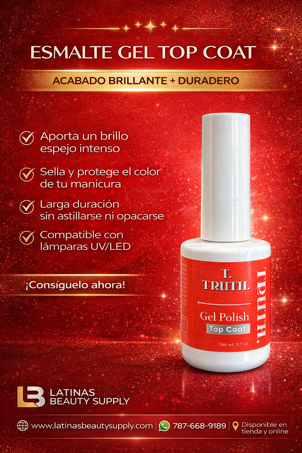 T. TRUTH GEL TOP COAT