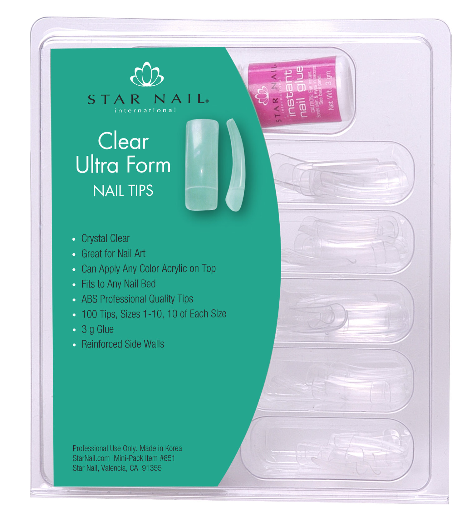 Star Nail Clear Ultra Form