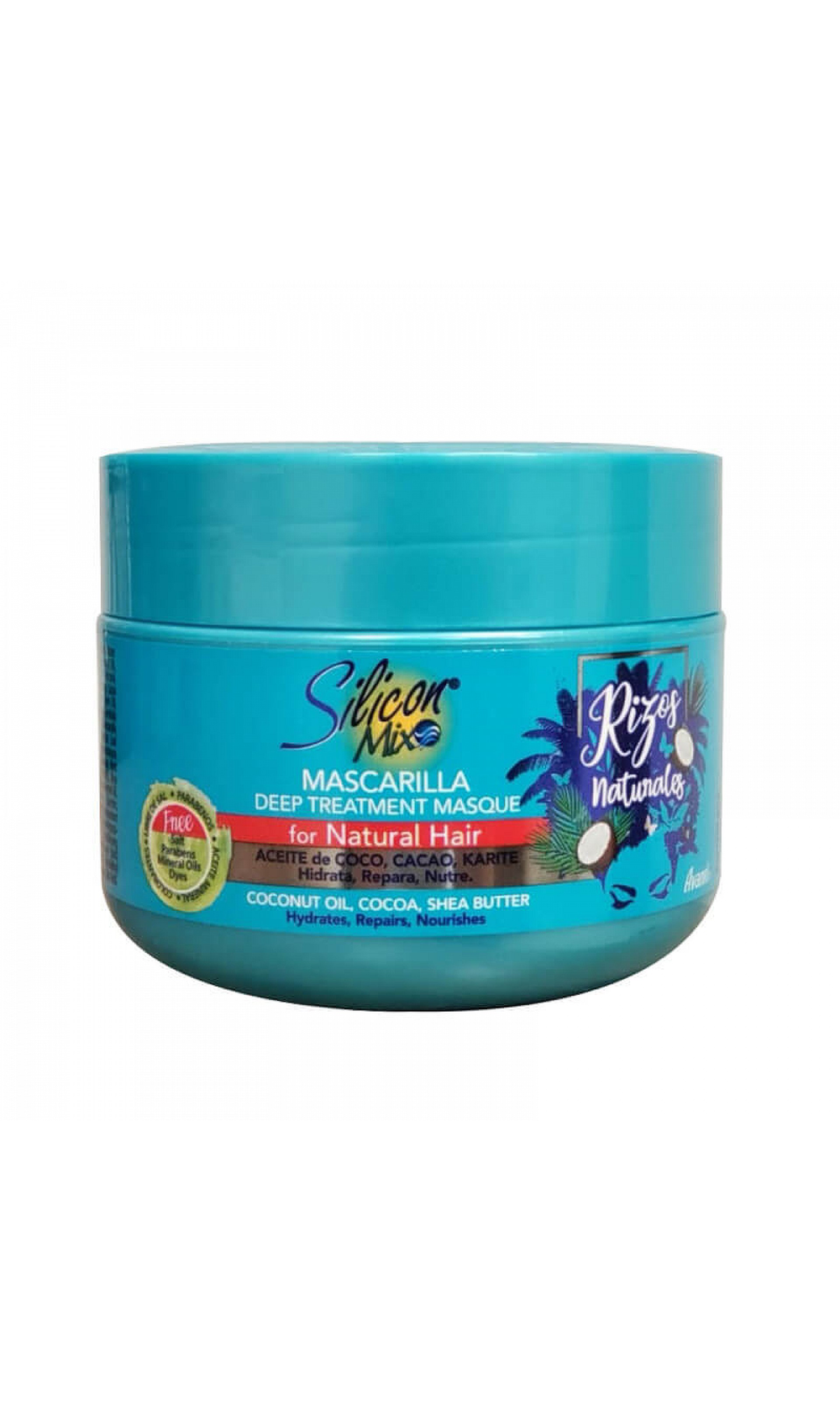 Silicon Mix Rizos Naturales Mascarilla repara el cabello seco, poroso y  maltratado. — Latinas Beauty Supply