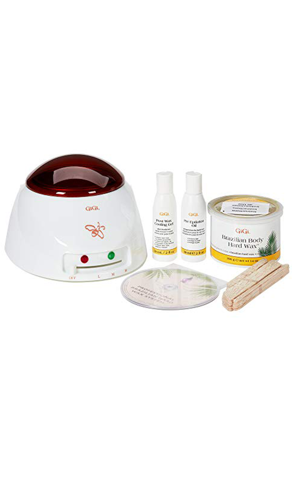 Gigi Brazilian Waxing Kit - Red and White Amazon.com : Gigi Brazilian Waxing Kit for Women - Hair  main image 3