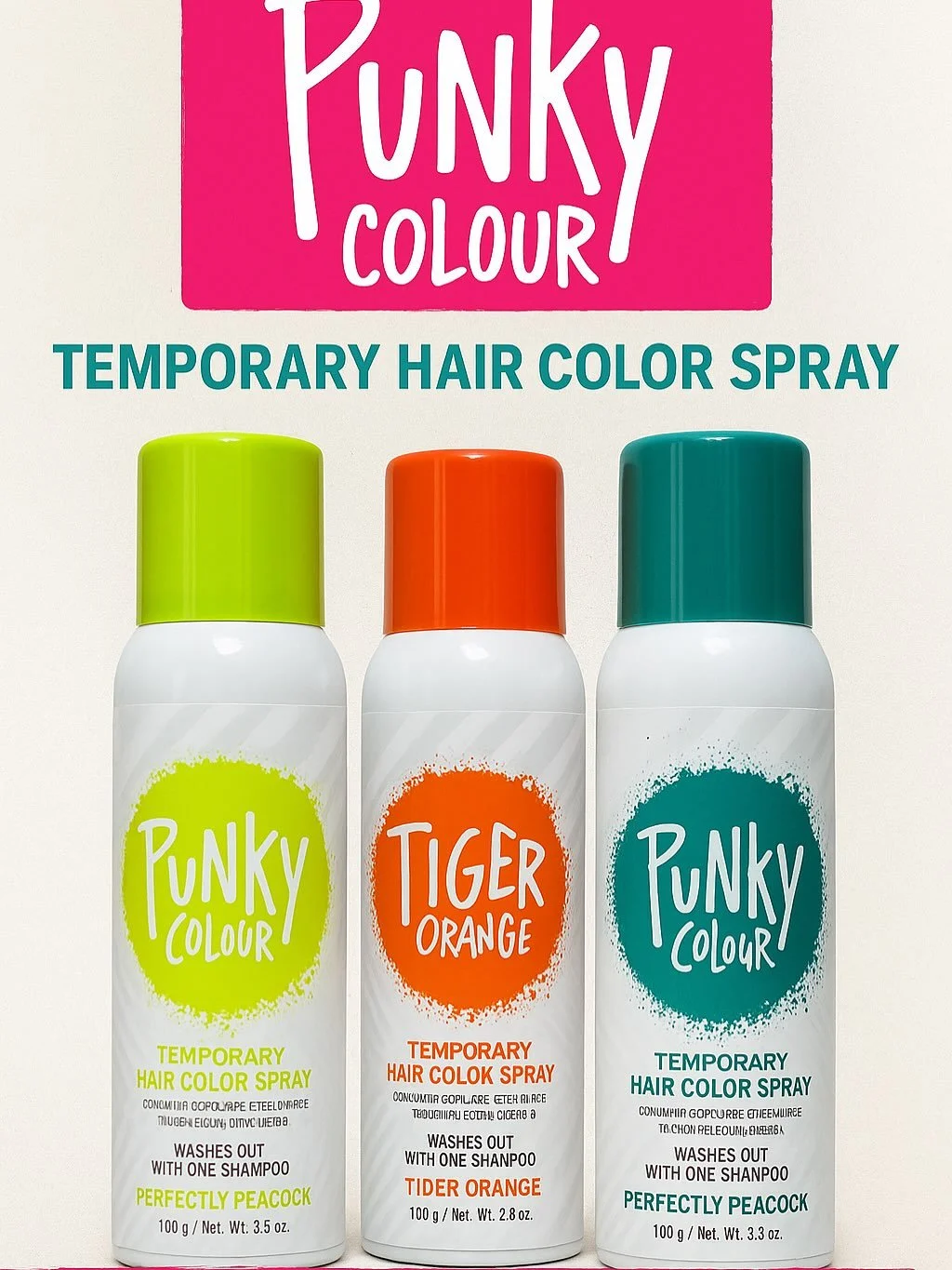 Variedad de colores para cualquier ocasión y con tan solo una lavada se remueve
Disponible en tienda 
Contáctanos