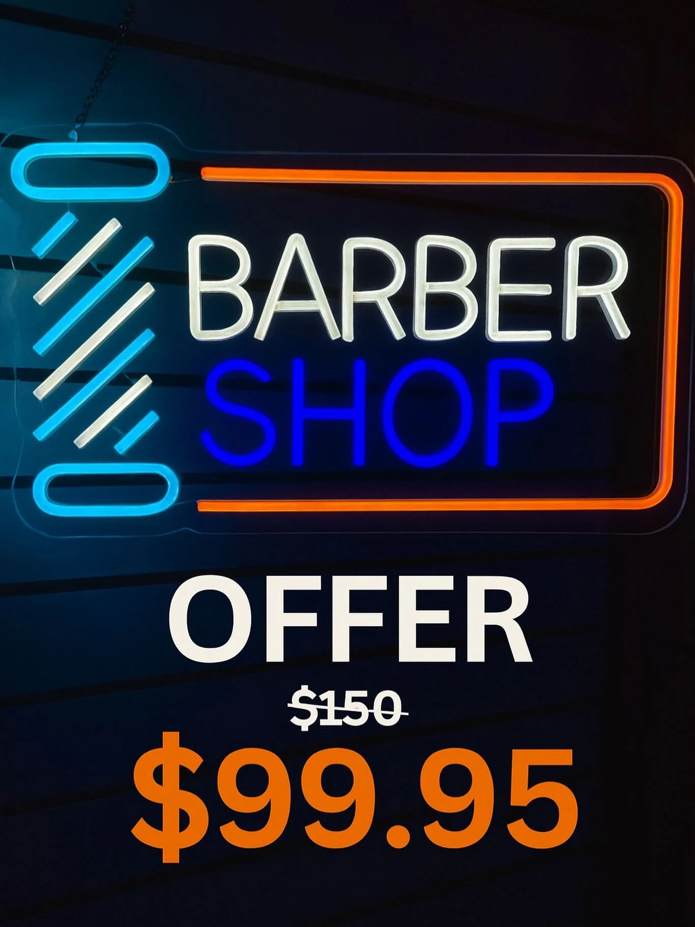 LED ACR&Iacute;LIC BARBER SHOP $99.95 OFERTA

V&Aacute;LIDA HASTA EL 24/dic/2025