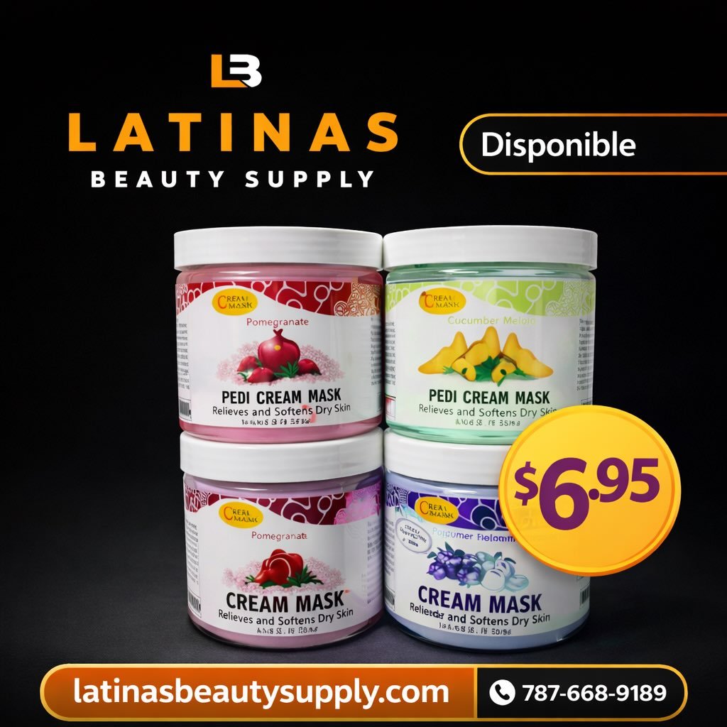 ✨🦶 &iexcl;Pies suaves y cuidados todos los d&iacute;as! 🦶✨

Pedi Cream Mask, ideales para hidratar, suavizar y revitalizar la piel seca de tus pies. Perfectas para uso en casa o en el sal&oacute;n. 💆&zwj;♀️

🌿 Diferentes aromas disponibles 
💧 Ay