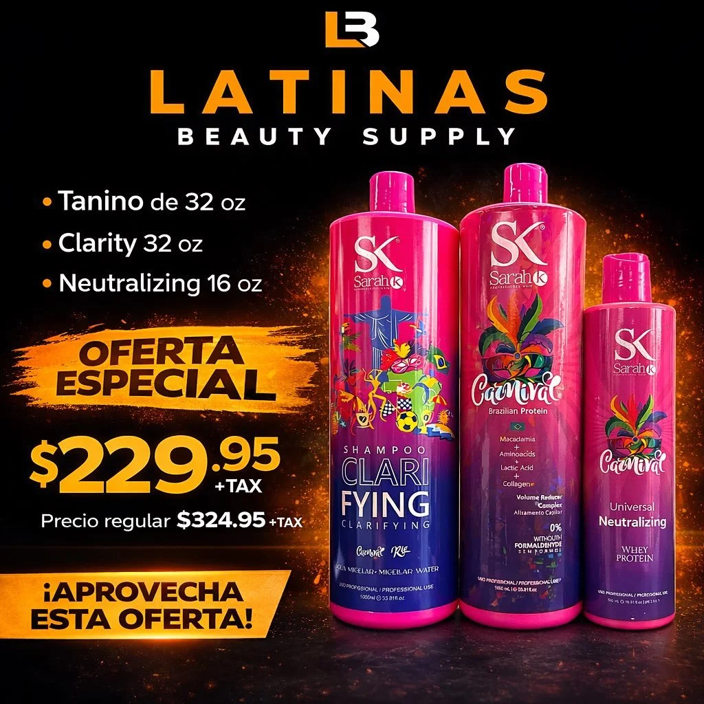 ✨ OFERTAS ACTIVAS POR TIEMPO LIMITADO ✨

Desde HOY y hasta el 31 de marzo, aprovecha nuestras ofertas especiales🛍️💄

💥 Productos profesionales
💥 Ideal para estilistas

⏰ Corre que es por tiempo limitado
Una vez se acaban&hellip; &iexcl;se acaban!