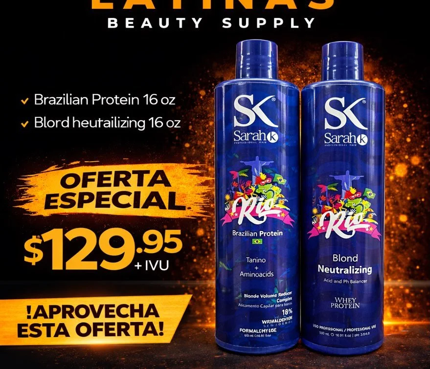 ✨ OFERTAS ACTIVAS POR TIEMPO LIMITADO ✨

Desde HOY y hasta el 31 de marzo, aprovecha nuestras ofertas especiales🛍️💄

💥 Productos profesionales
💥 Ideal para estilistas

⏰ Corre que es por tiempo limitado
Una vez se acaban&hellip; &iexcl;se acaban!