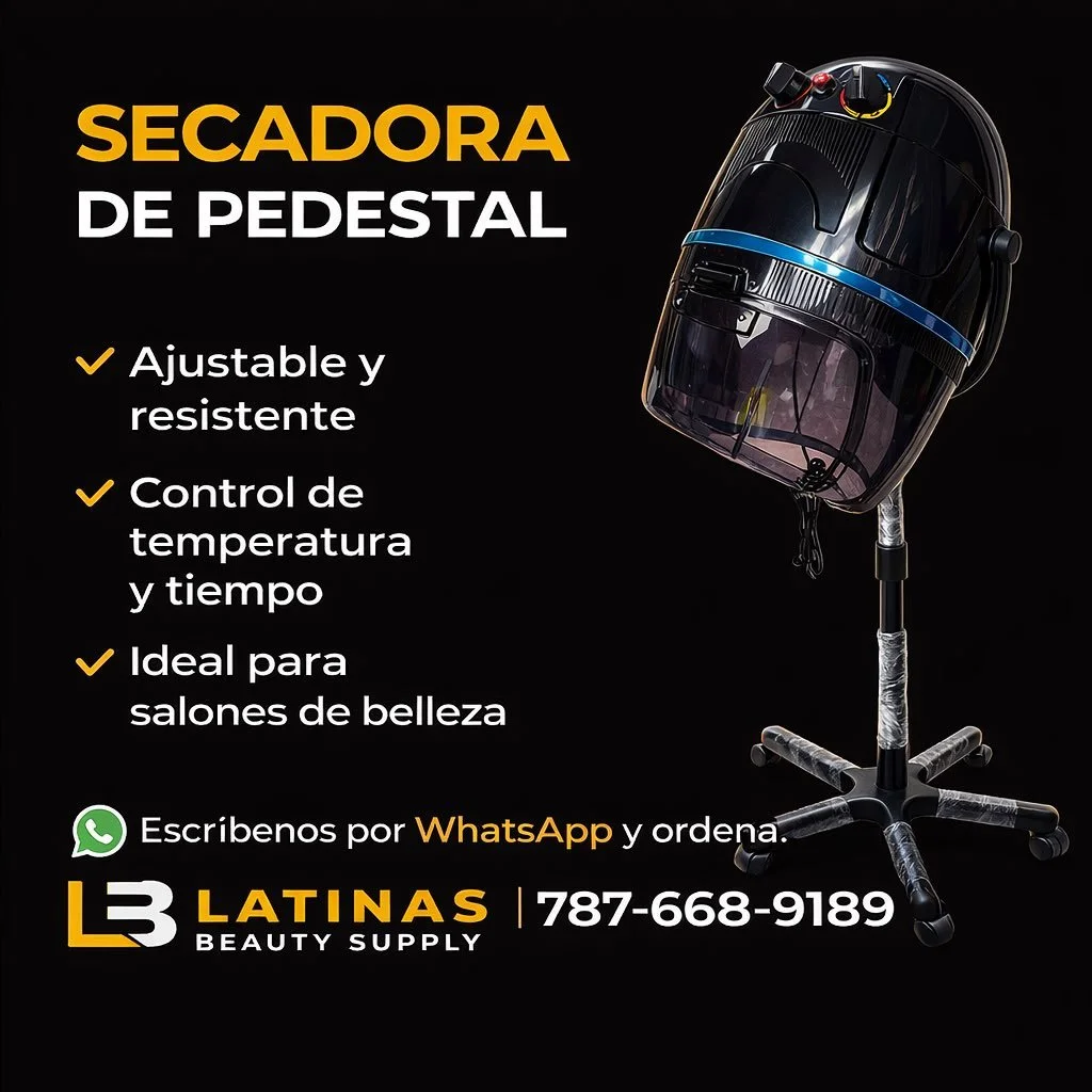 SECADORA DE PEDESTAL PROFESIONAL

Ll&eacute;vate calidad de sal&oacute;n a otro nivel 💯

✨ Ajustable y resistente
✨ Control de temperatura y tiempo
✨ Perfecta para salones de belleza

📲 Escr&iacute;benos por WhatsApp y ordena hoy mismo
🌐 Disponibl