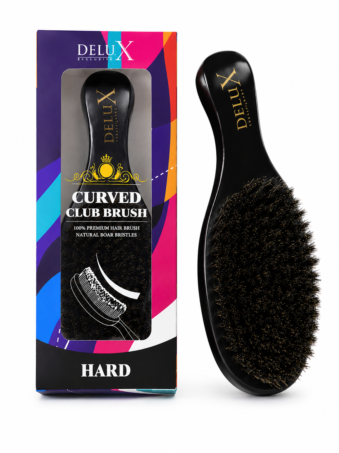 DELUX CURVED CLUB BRUSH SMALL BR53063
