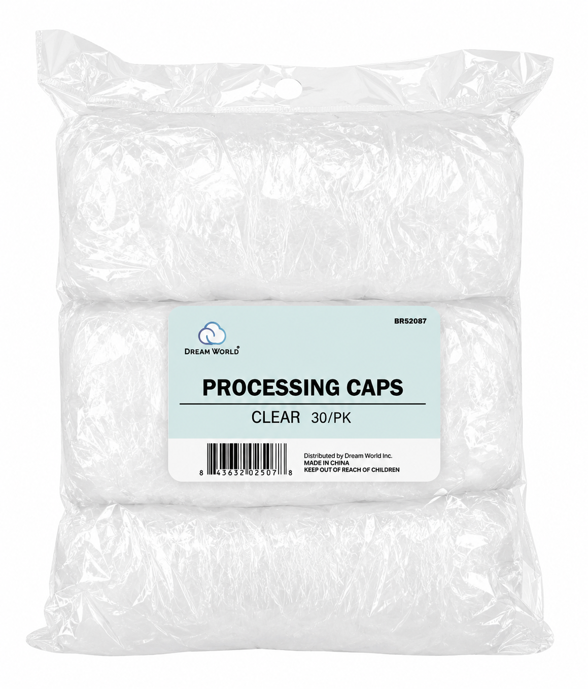 DREAM WORLD PROCESSING CAPS CLEAR 30PC