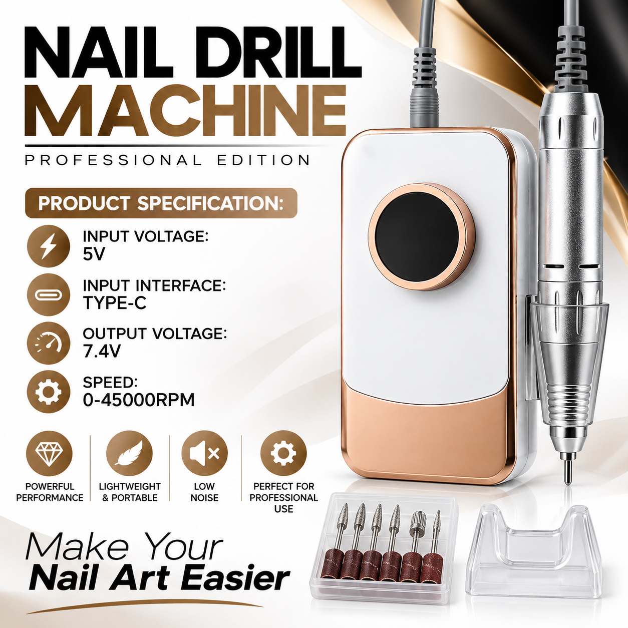 NAIL DRILL MACHINE MANICURE #4321